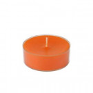 Zest Candle 2.25 in. Orange Mega Oversized Tealights (12-Box)-CTM-023 203363089