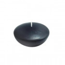 Zest Candle 3 in. Black Floating Candles (Box of 12)-CFZ-064 203362981
